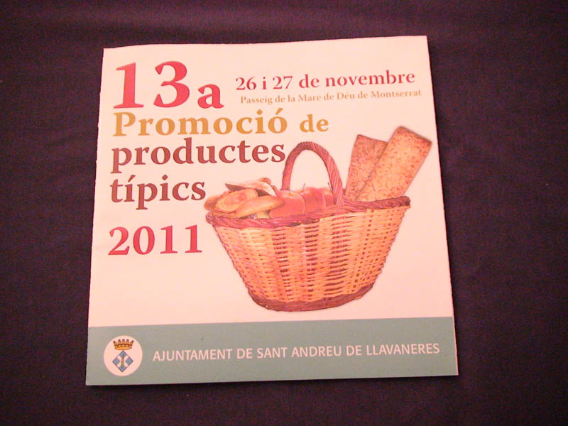  13a Promoció de Productes Típics de Llavaneres                           